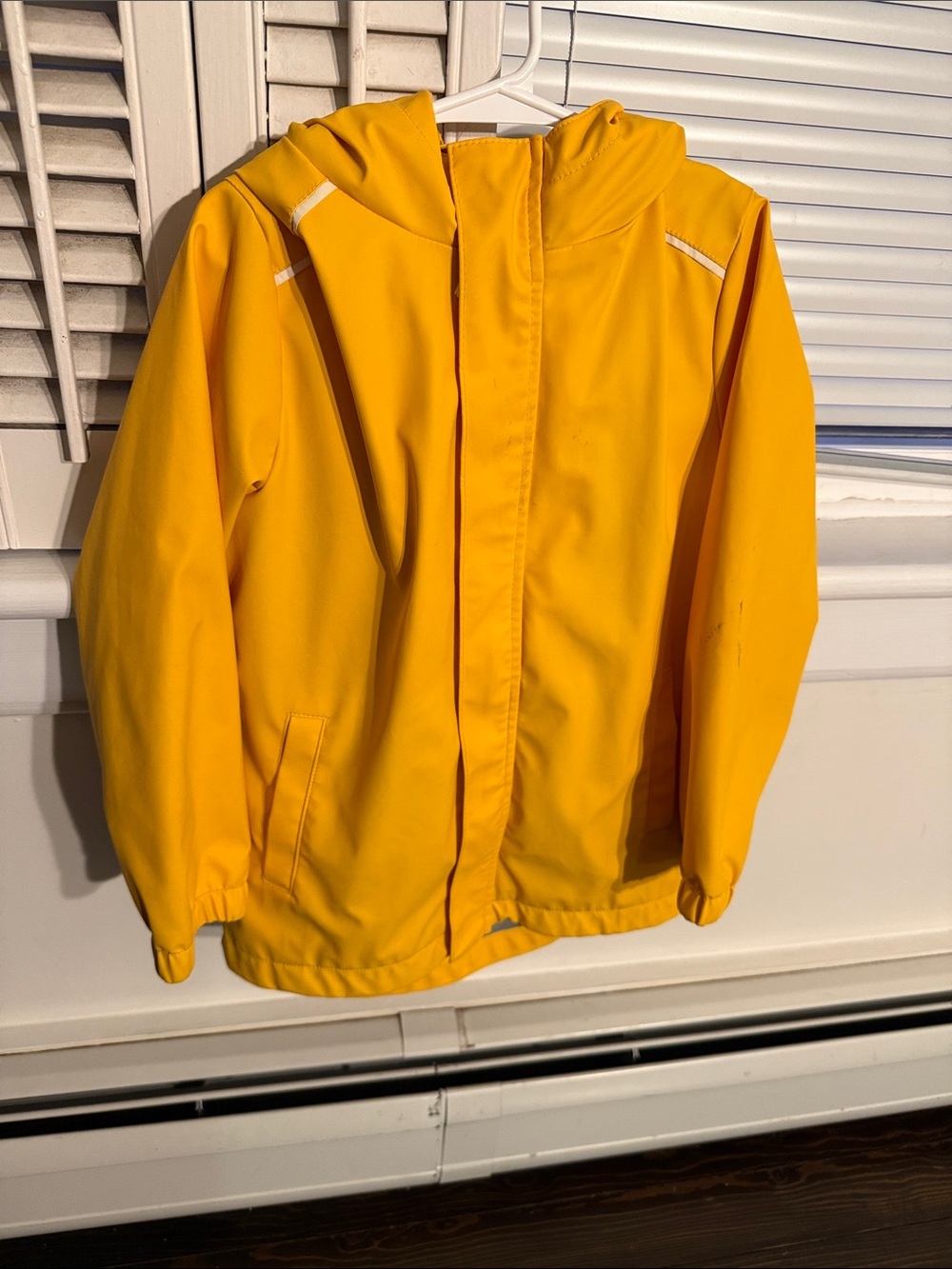 Cat & Jack Bright Yellow Hooded Raincoat
